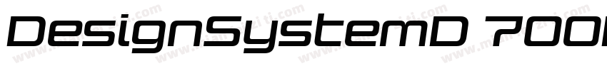 DesignSystemD 700I字体转换